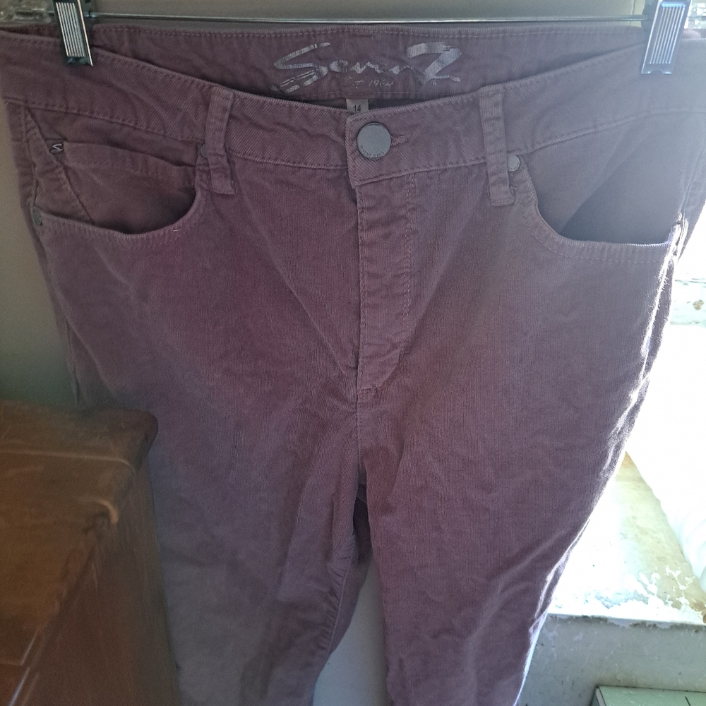 Seven7 Women's Purple Pants - Picture 2 of 16